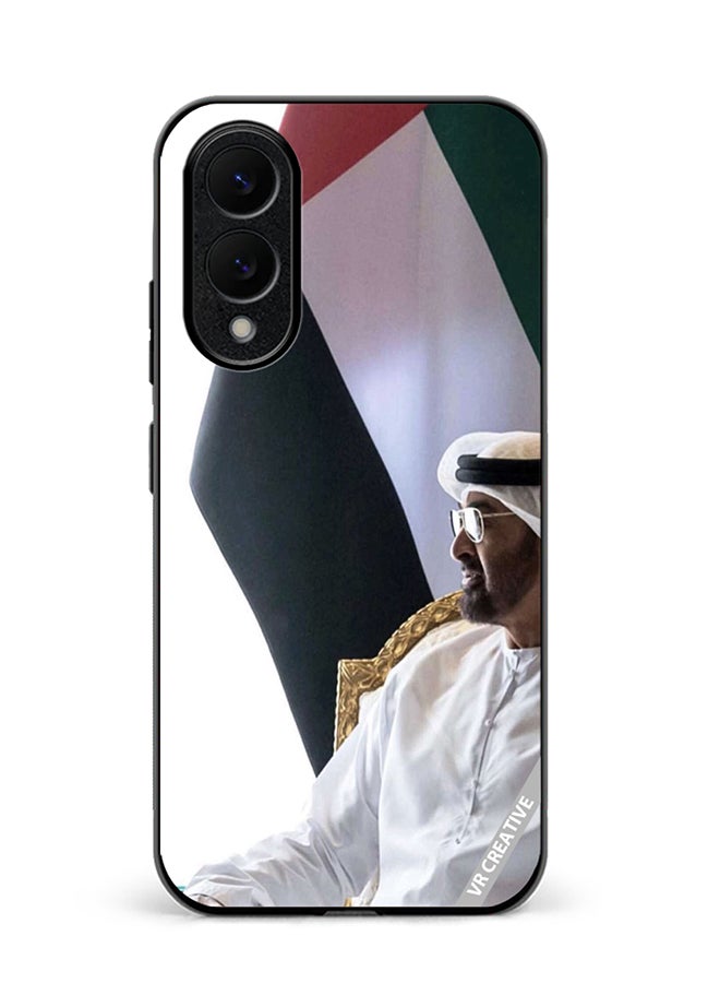 VR CREATIVE Protective Case Cover For Samsung Galaxy S25 Edge Sheikh Mohamed Bin Zayed Al Nahyan Design Multicolour
