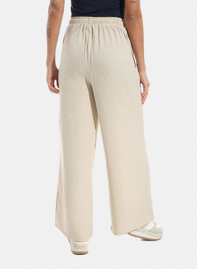 Xtcy Loose Fit Linen Pants With Elastic Waist - Image 3