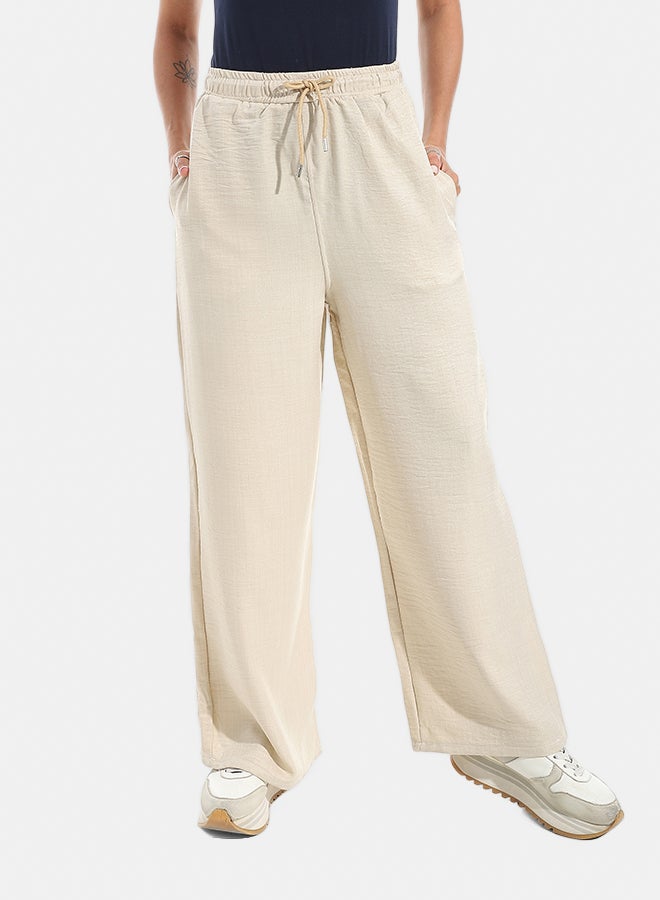 Xtcy Loose Fit Linen Pants With Elastic Waist - Image 1