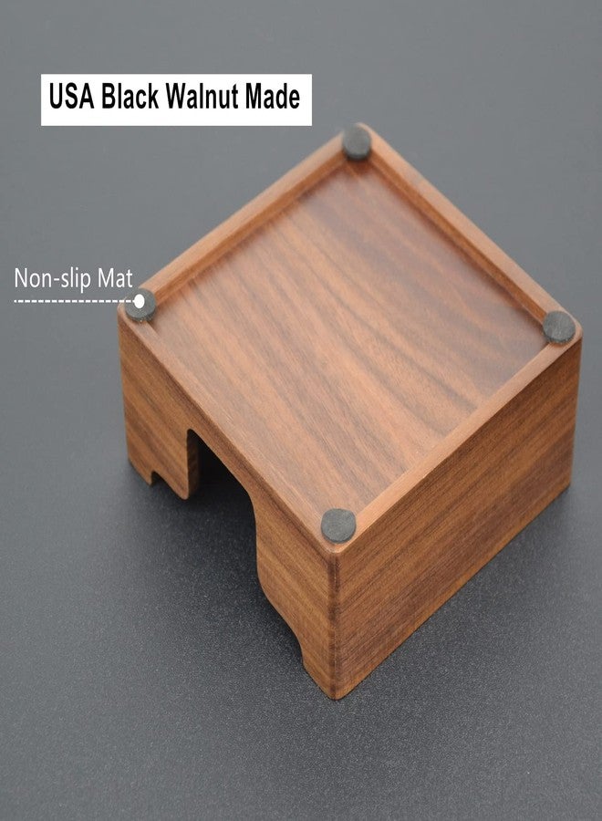 Bamber Sticky Note Holder Cute for Desk Walnut Wood Notepad Holder Organizer for Office School Home, Pack of 2 - Image 3
