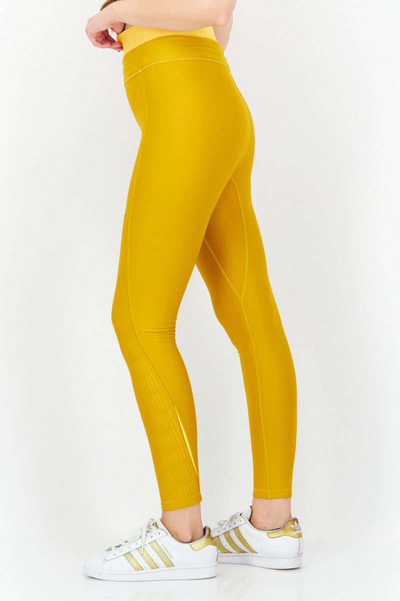 Adidas Women Sportswear Fit Training Legging, Mustard - Image 3