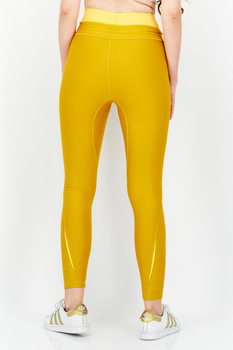 Adidas Women Sportswear Fit Training Legging, Mustard - Image 4