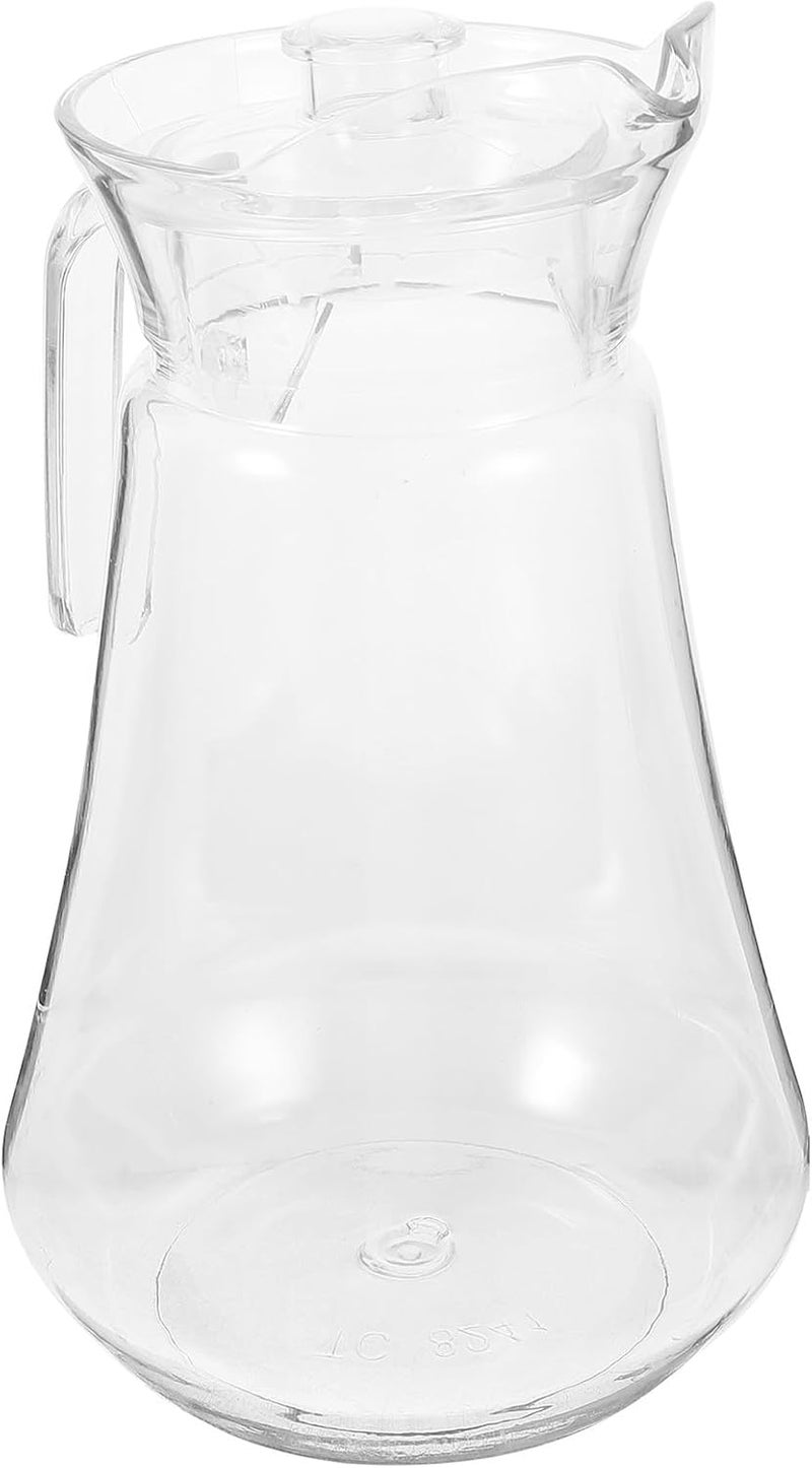 FAVOMOTO 2l Juice Pitcher and Cold Water Jug, Acrylic Beverage Container with Removable Lid, Drink Dispenser for Lemonade, Orange Juice, and Milk Storage - Image 1