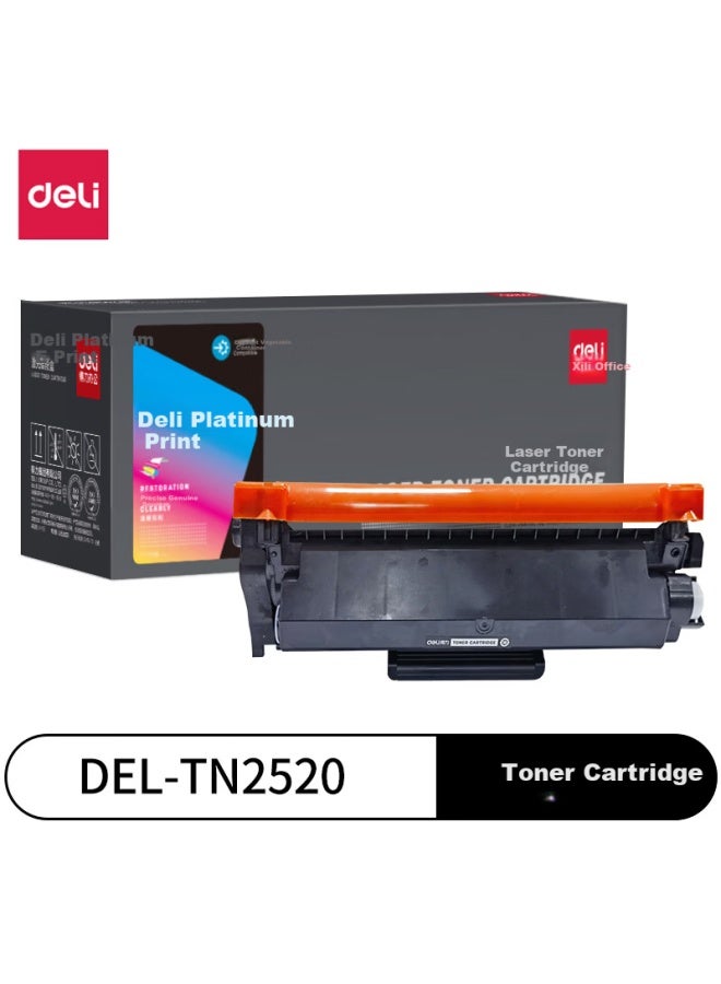 Deli Tn2520 Toner Cartridge Compatible With Brother Dcp-l2508dw/dcp-l2548dw/dcp-l2518dw/dcp-l2628dw/dcp-l2648dw Printer Toner Cartridge 3000 Pages