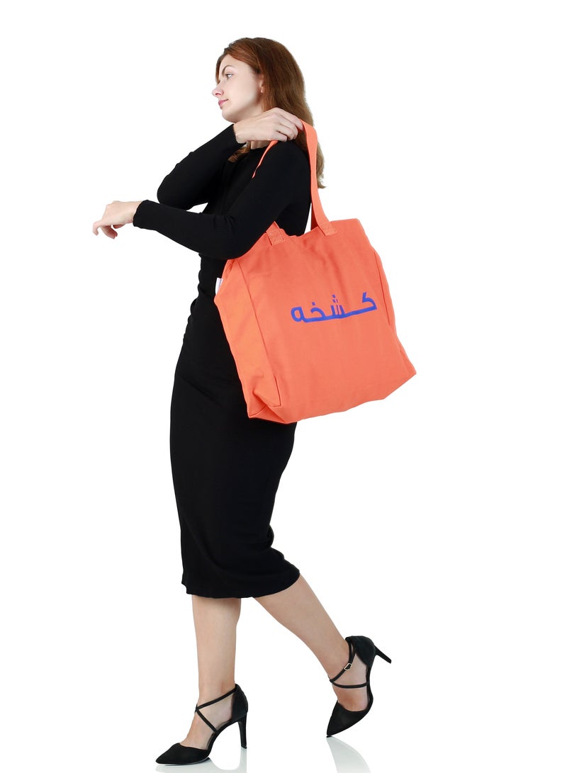 Holborn Classic Cloth Bag - Orange - Zipper Cloth Bag - Image 5