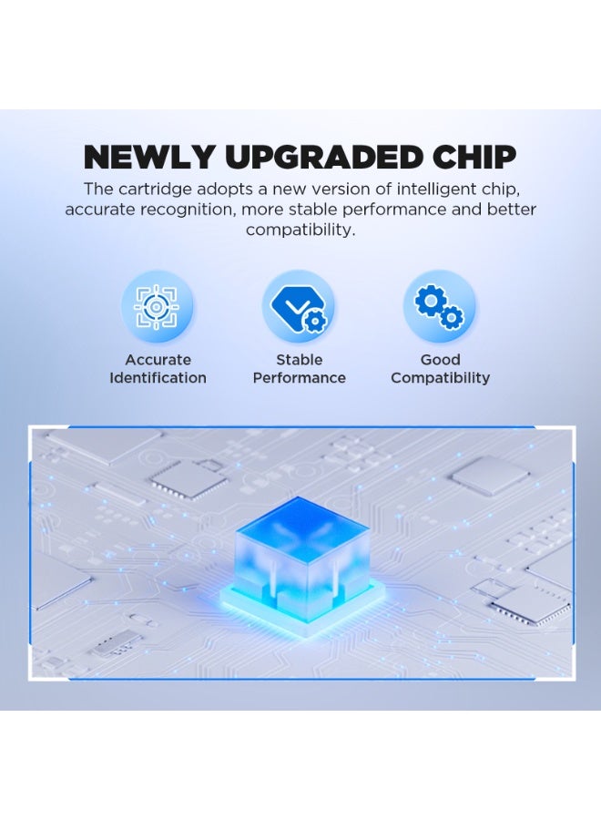 دي دبليو خراطيش حبر متوافقة مع DW 953XL لطابعات HP 953XL 953 مزودة بشريحة جديدة متوافقة مع طابعات HP OfficeJet Pro 8715 8710 8210 8218 8720 8725 8728 8730 8740 7730 7720 7740 (عبوة من 4 قطع) - Image 5