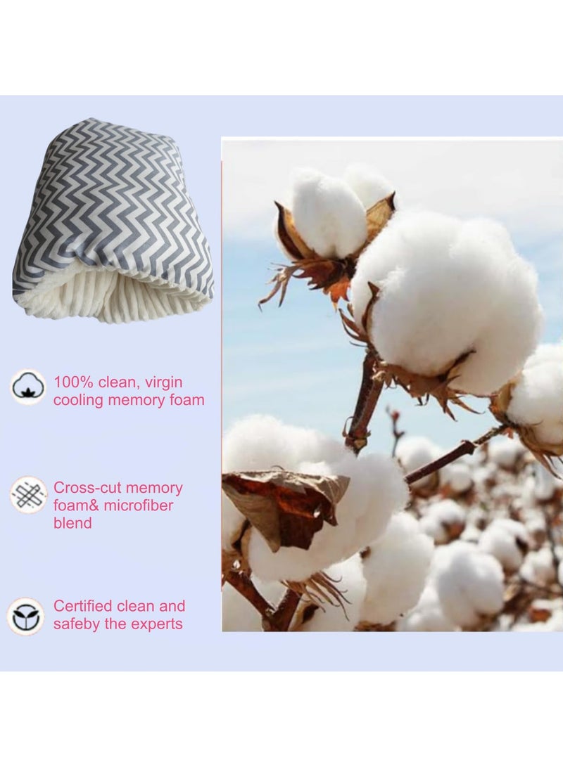 Feeding Pillow - Multifunctional Arm Pillow, Cozy Cradle Nursing, Soft Head Support  Protection Pillow for Breastfeeding, Head Shape Pillow, Slanting Baby Pillow, Perfect Comfort for Mom and Baby - Image 4