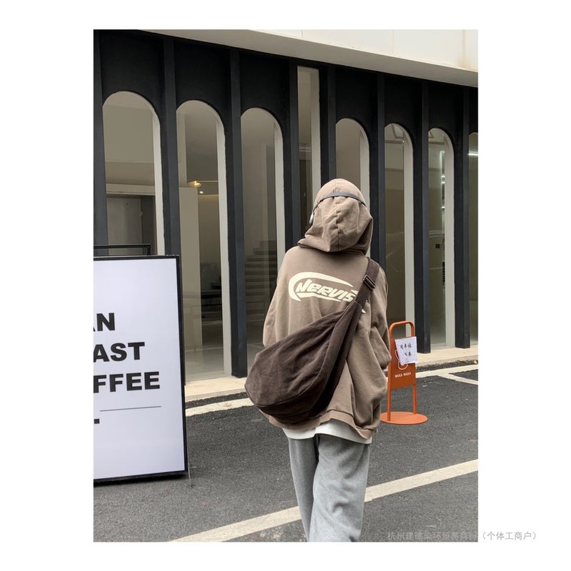 Retro Canvas Crossbody Bag - Image 2