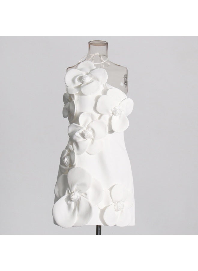 Madam Uniq Floral Appliqué Dress - Image 2
