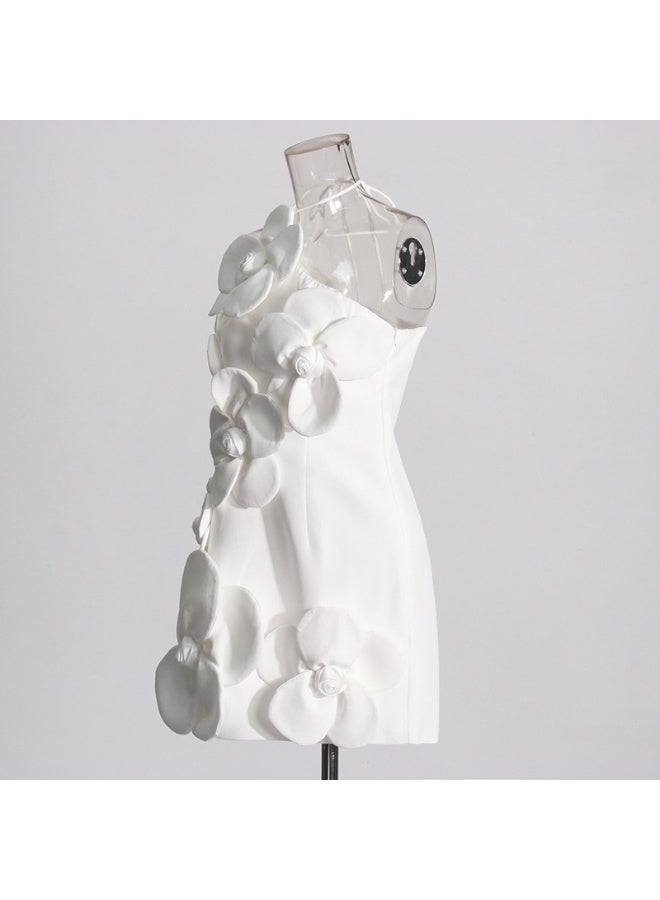 Madam Uniq Floral Appliqué Dress - Image 4