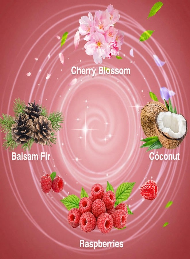 عبوات معطر جو كهربائية للمنزل، 12 عبوة، 7.92 أونصة سائلة، بروائح صيفية من زهر الكرز والتوت وجوز الهند وشجرة التنوب البلسمي، مناسبة للحمام، متوافقة مع معطرات الجو من إير ويك وجليد. - Image 3