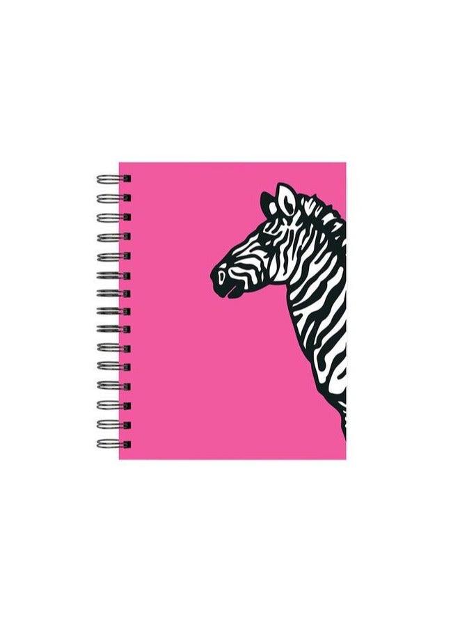 LIT Zebra Print Hardcover Cute Notebook