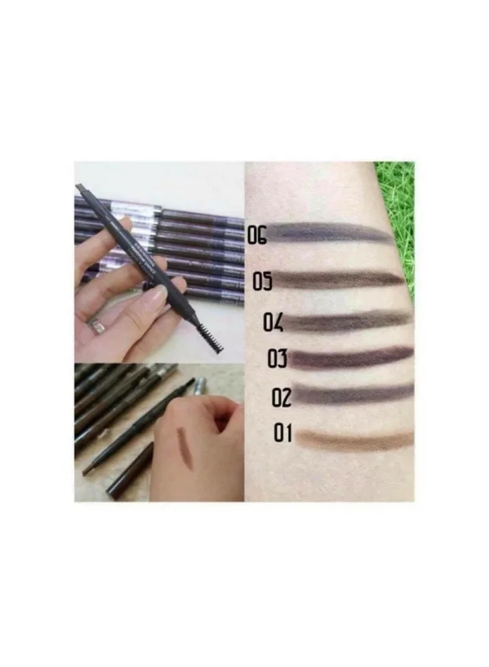 THE FACE SHOP Eyebrow Design Eyebrow Definer 02 || Ash Brown || For Long-Lasting Wear