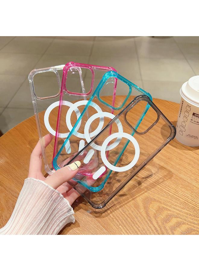 زبون جراب لهاتف iPhone 12 Pro Max مصنوع من مادة الأكريليك الشفافة المقاومة للصدمات MagSafe - Image 2