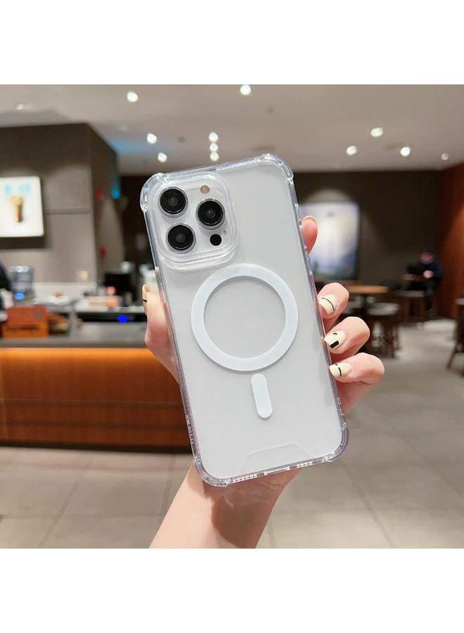 زبون جراب لهاتف iPhone 12 Pro Max مصنوع من مادة الأكريليك الشفافة المقاومة للصدمات MagSafe - Image 1