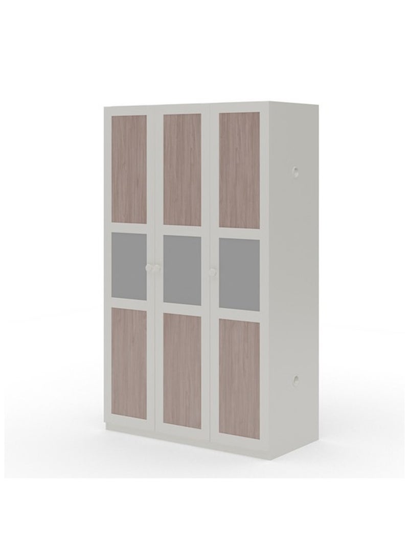 ROYALOAK Mustang 3 Door Wardrobe | HDF Construction | Classic Matte Finish | Modern Design | Durable & Long-lasting | Freestanding Design | Cupboard | Wardrobe for Clothes - Image 2
