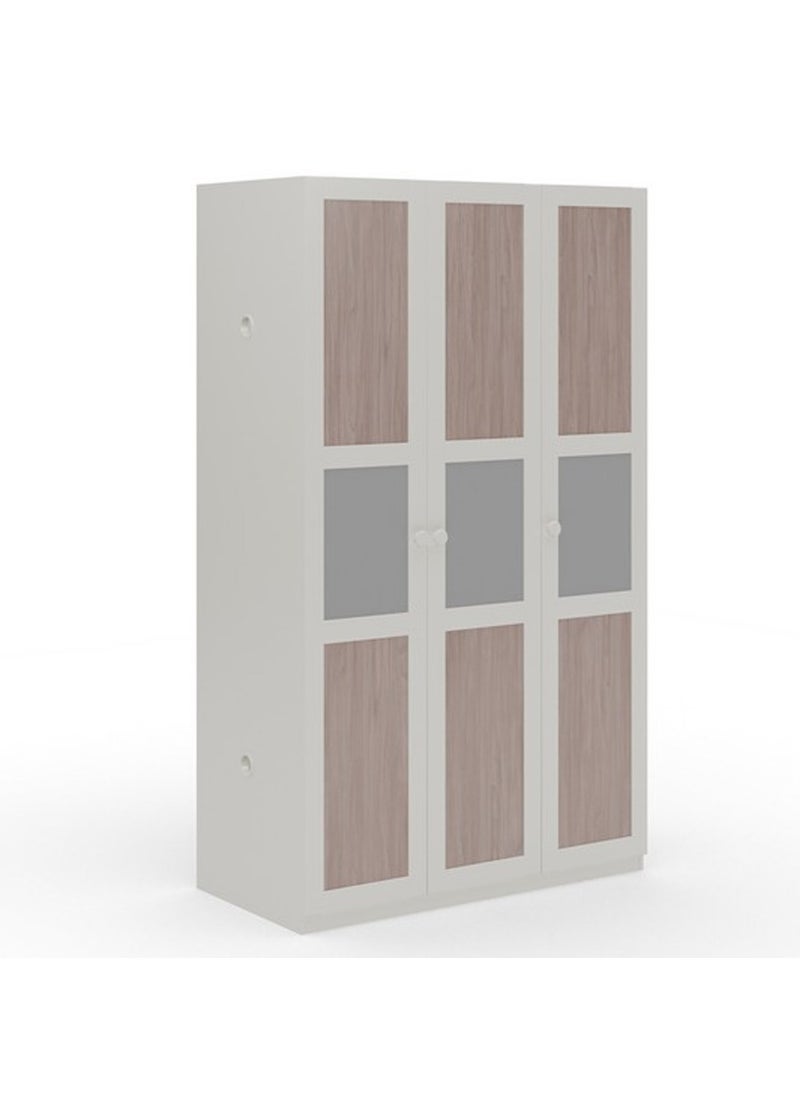 ROYALOAK Royaloak Mustang 3 Door Wardrobe | HDF Construction | Classic Matte Finish | Modern Design | Durable & Long-lasting | Freestanding Design | Cupboard | Wardrobe for Clothes  - Image 2