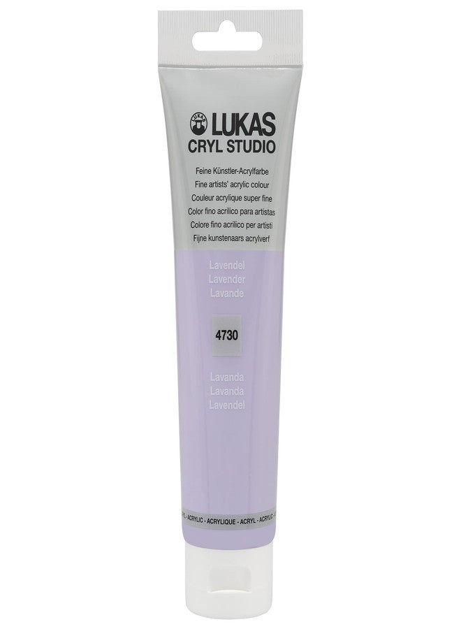 Lukas CRYL Studio Artist Acrylic Paint, Lavender, 125 ml Tube - High Pigment Acrylic Paints for Canvas Painting, Large Scale Works - Medium-Viscosity, Water-Mixable, Fast Drying - Image 1