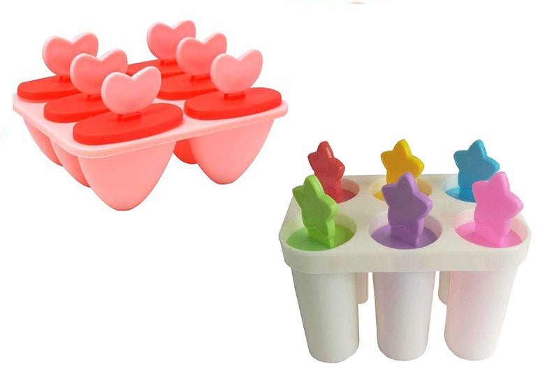 faas Ice Cream,Kulfi Maker Moulds,Combo Pack of 2 (Colour May Vary) - Image 1