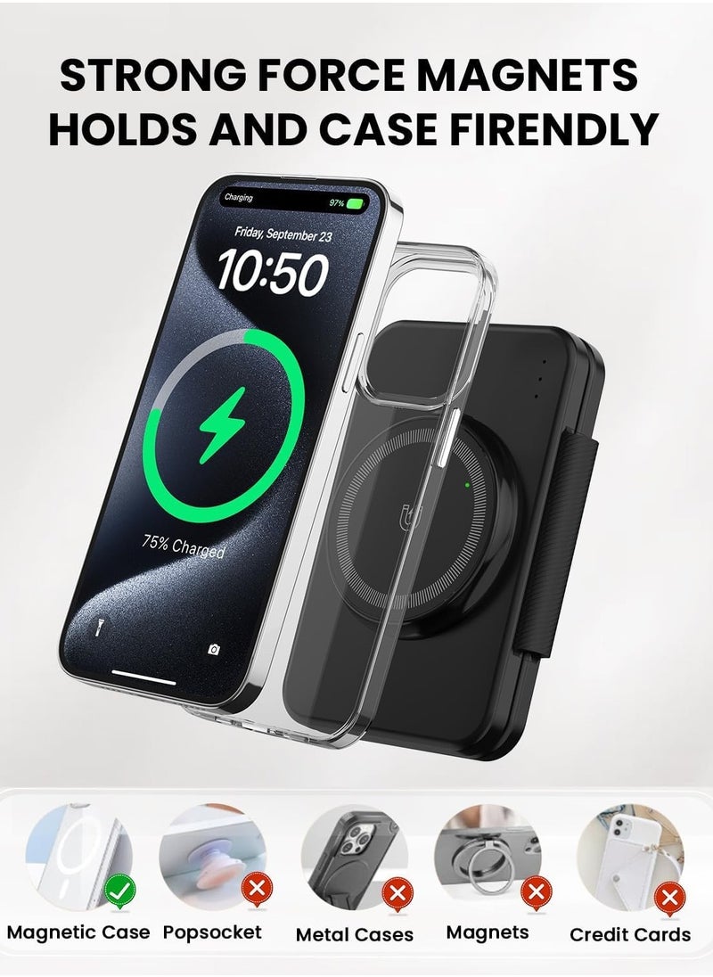 XICEN - 3 in 1 Wireless Magnetic Charger Charging Station for iPhone 15/14/13/12/Pro Max/mini and Apple Watch Ultra-2 - Image 1