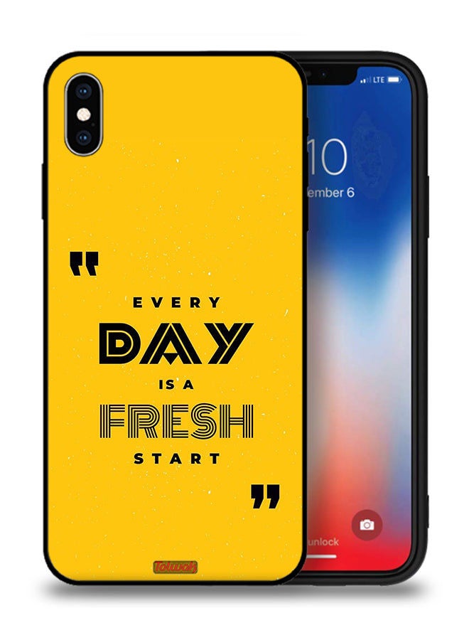 Tolwak Apple iPhone XS Protective Case Every Day Is A Fresh Start - Image 1