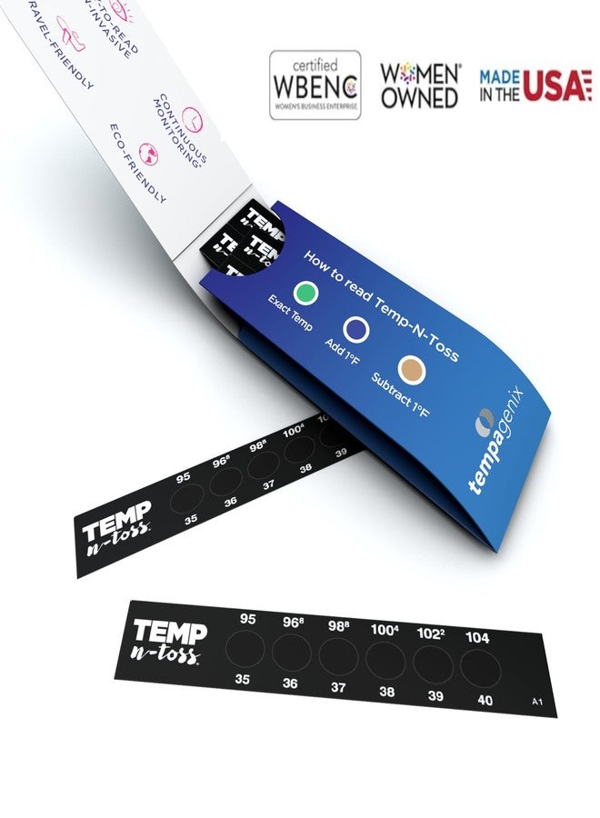 TEMPN-TOSS Fast Reading Disposable Forehead Thermometer Strips - Temp-N-Toss for Accurate & Hygienic Adult Temperature Measurement (6) - Image 3