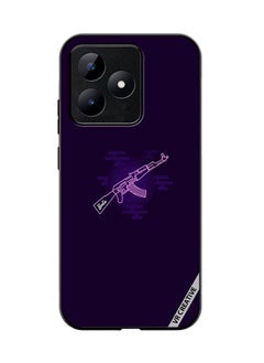 Protective Case Cover For Realme C53 Ak47 Minimal Design Multicolour