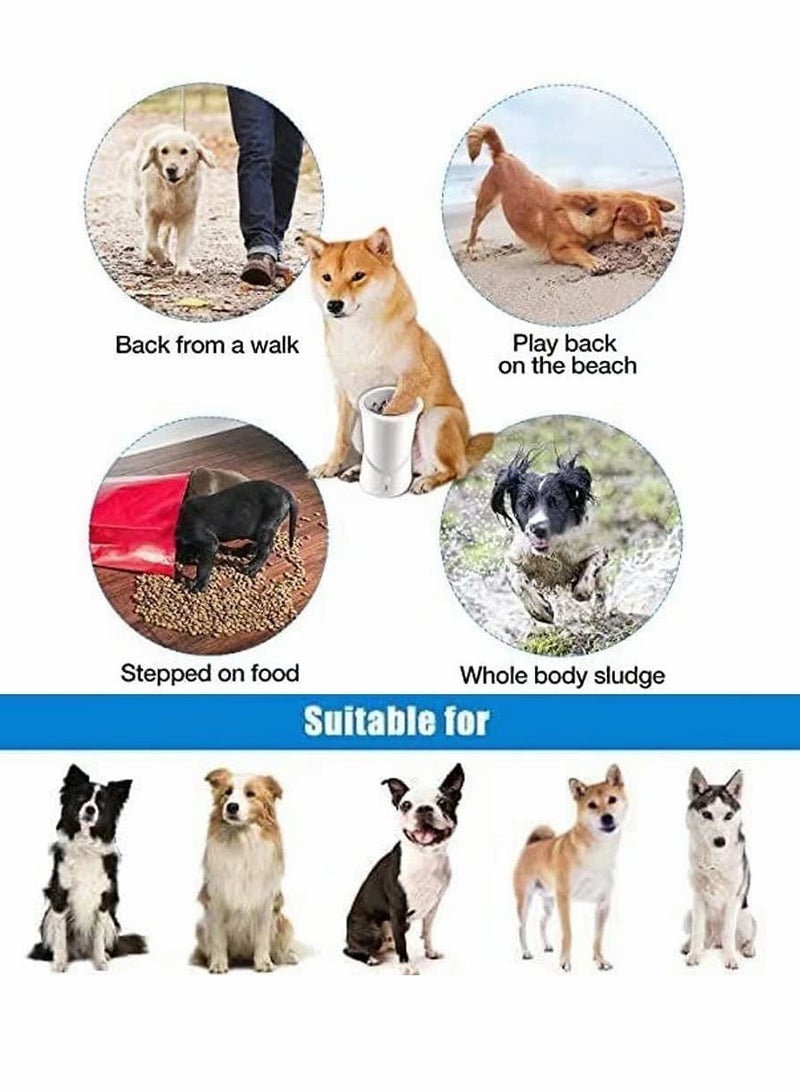 Excefore Automatic Dog Paw Cleaner, Portable Automatic Dog Paw Washer with Silicone Bristles, USB Charging Dog Paw Washer Cup - Image 5