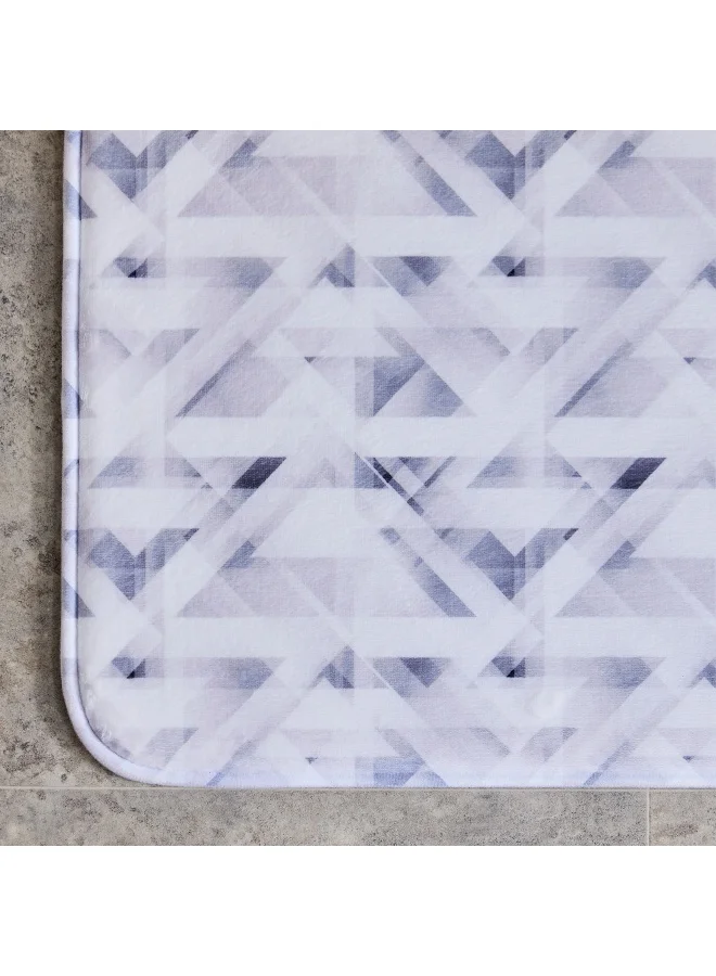 Home Box Amore Della Memory Foam Printed Bath Mat - 45x70 cm