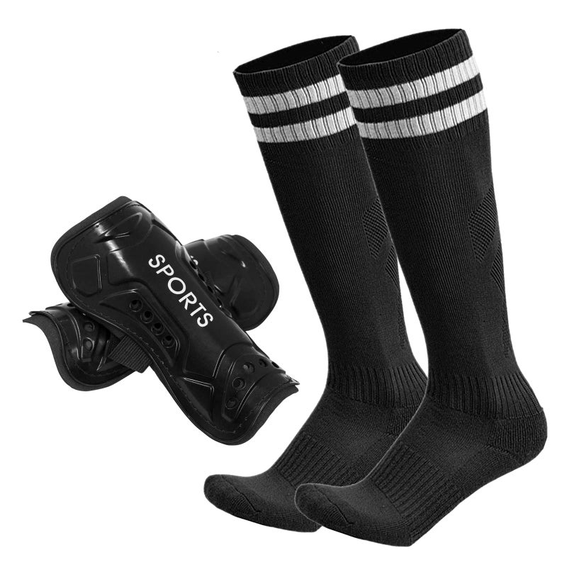 AITUSI Soccer Shin Guards for Kids Youth, Shin Pads and Long Soccer Socks for 3-15 Years Old Boys Girls Toddler Children Teenagers, Soccer Equipment for Football Games - Image 1
