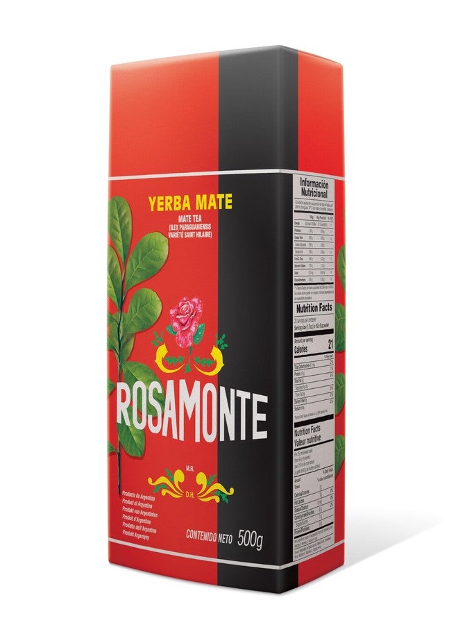 Rosamonte Yerba Mate- Traditional con palo (with Stems) 1.1 Lbs (500g) - Image 1