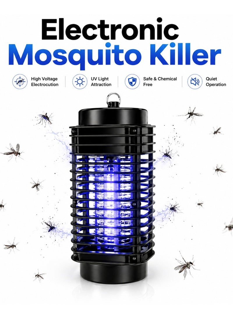 Lukadah Electric Mosquito Killer Lamp - 220V to 240V Indoor UV Bug Zapper Light 3 Pin Plug Fly Insect Killer Machine for Home, Kitchen, Bedroom, Office, Outdoor - Chemical Free Pest Control Device - Image 1