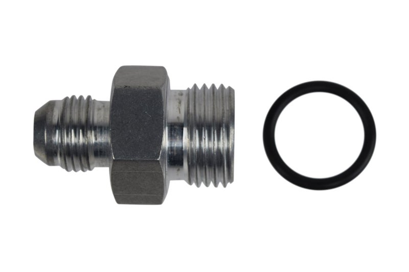 ICT Billet -6AN Flare to 8 Oring ORB Male Fuel Pump Rail Adapter Fitting Flare Hose Bare AN920-06-08A - Image 2