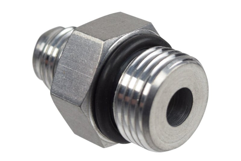 ICT Billet -6AN Flare to 8 Oring ORB Male Fuel Pump Rail Adapter Fitting Flare Hose Bare AN920-06-08A - Image 4