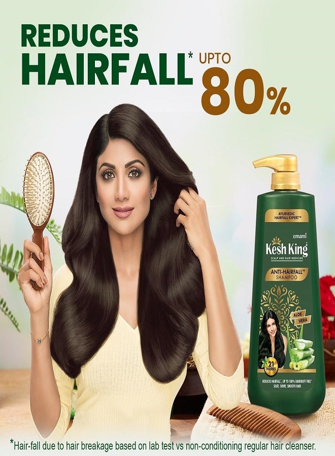 Kesh King Ayurvedic Anti Hair Fall Shampoo 600ml - Image 3