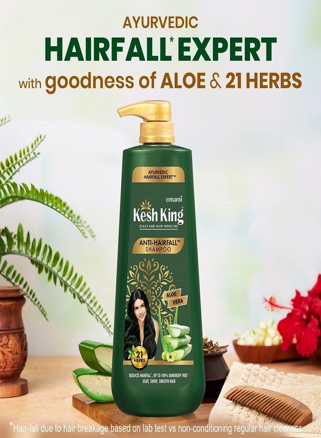 Kesh King Ayurvedic Anti Hair Fall Shampoo 600ml - Image 5