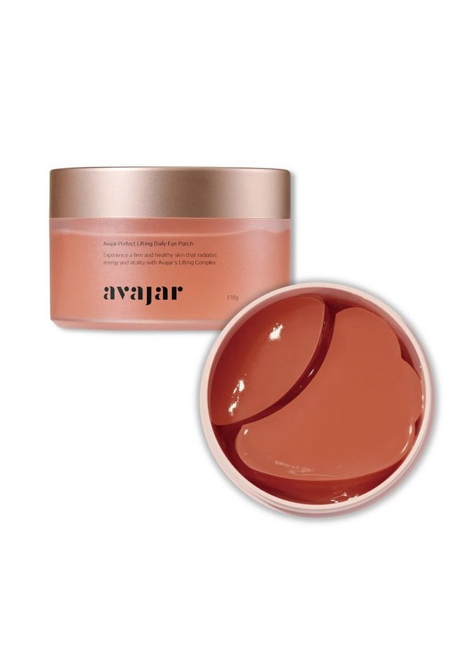 Avajar Avajar Perfect Daily Eye Patch (90Pcs) - Korean Skin Care Brand I Under Eye Mask I Under Eye Patches for Hydration & Fine Lines I with Hydrolyzed Collagen & Hyaluronic Acid  - Image 1
