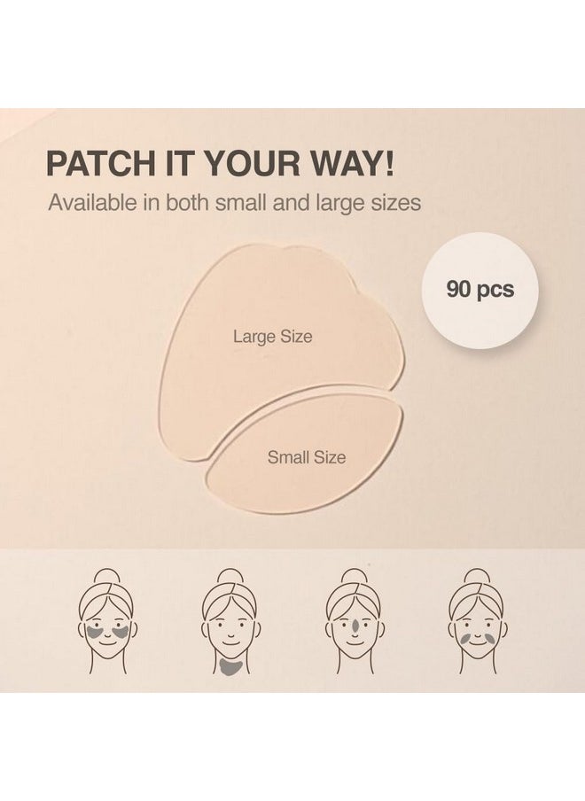Avajar Avajar Perfect Daily Eye Patch (90Pcs) - Korean Skin Care Brand I Under Eye Mask I Under Eye Patches for Hydration & Fine Lines I with Hydrolyzed Collagen & Hyaluronic Acid  - Image 5