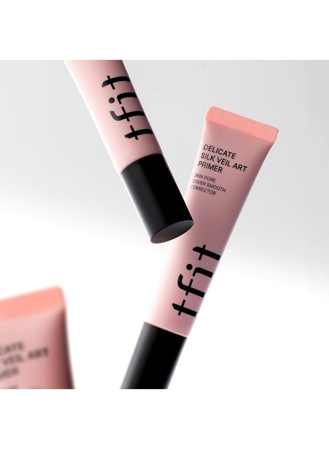 TFIT Delicate Silk Veil Art Primer - Korean Makeup, Poreless Matte Makeup Primer for Oily Skin (Lightweight, Hydrating), Blurring Pore Filler, Smooths fine lines，Long-Lasting Blur Effect, 1.01FL. Oz. - Image 2