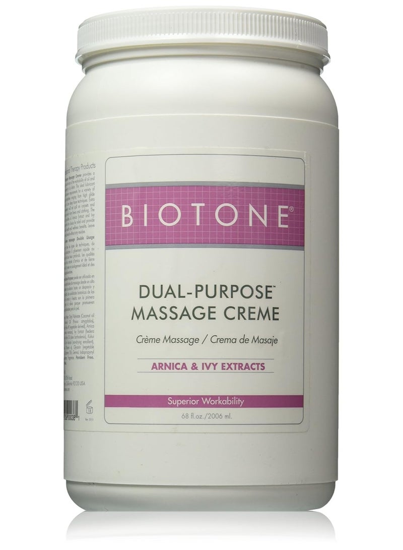 Biotone Dual-Purpose Massage Creme, 68 Ounce