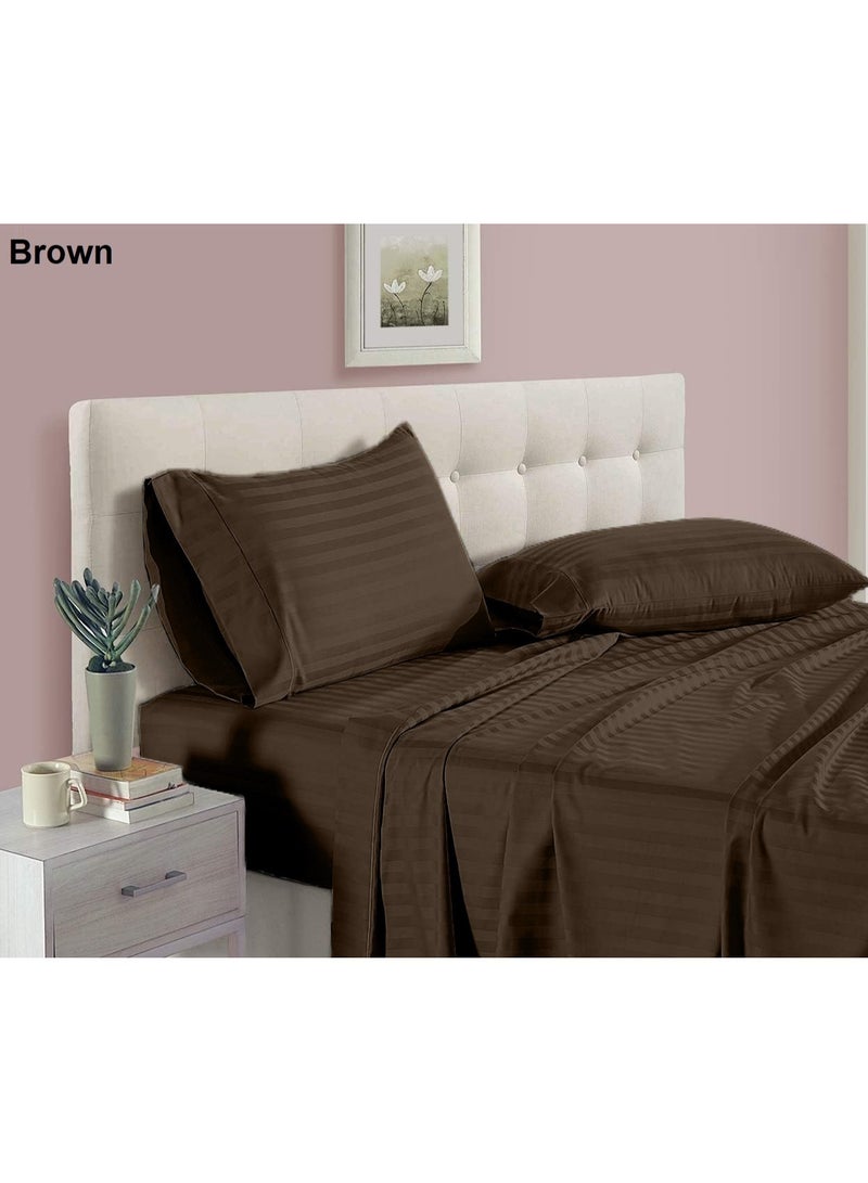 BABYCARA 4-Piece Hotel Style Duvet Cover Set Without Filler King Size  - Image 1