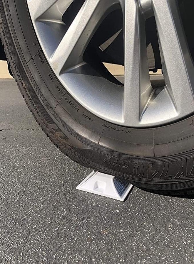 TheMujtaba Road Reflector, white Plastic Reflective Studs Road Safety Base with Reflector, Pack of 5 Pieces - Image 4