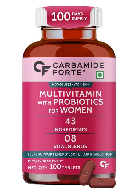 Multivitamin For Women With 43 Ingredients 100 Veg Tablets