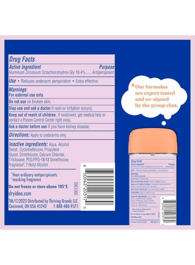 Dry Idea Gel Deodorant & Antiperspirant - Unscented & Hypoallergenic For Sensitive Skin 85 g - Image 2