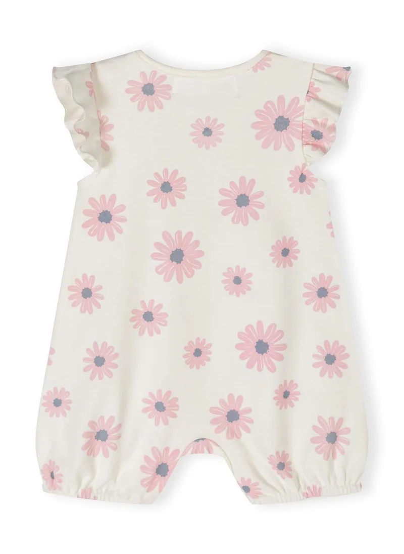 MINOTI 4-Pack Baby Rompers with Ruffle Sleeves
