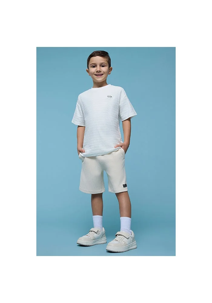 أر أند بي Solid Shorts with Drawstring Waist