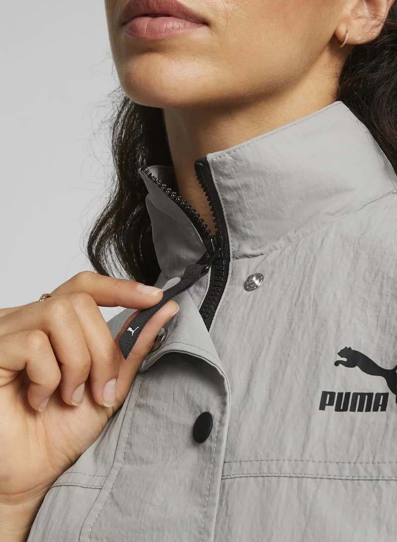PUMA Dare To Cropped Woven Jacket