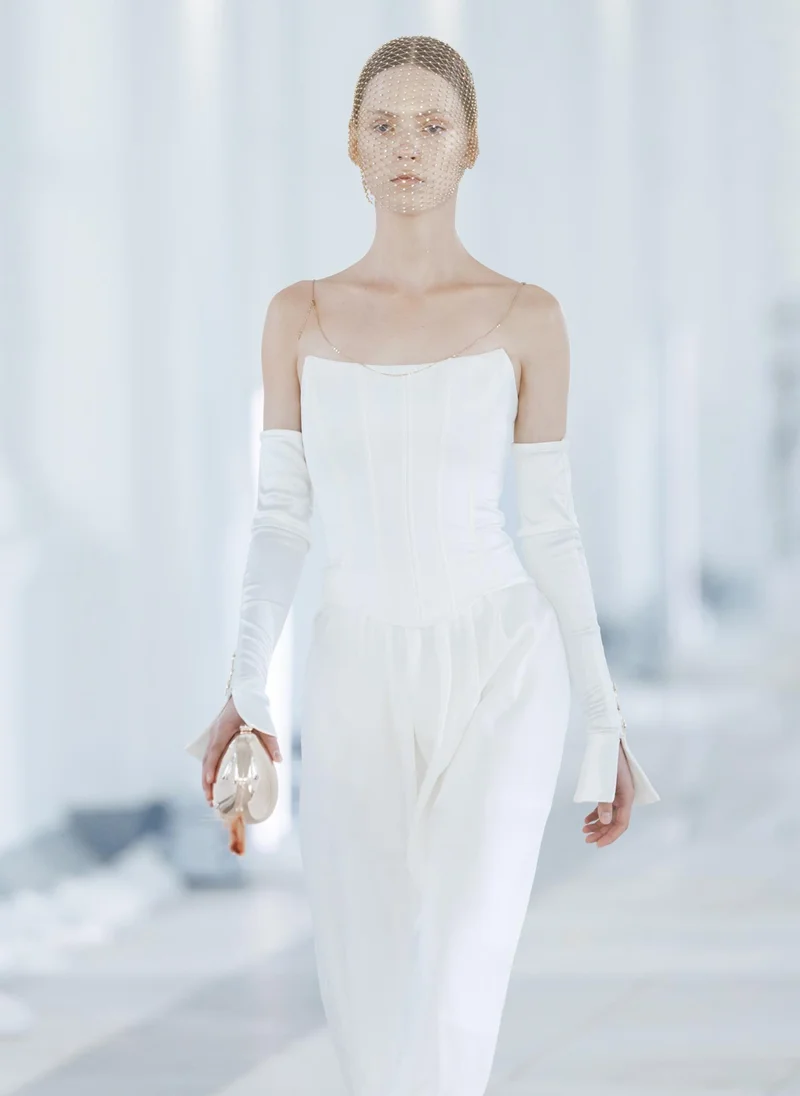 Lichi Satin corset with open shoulders