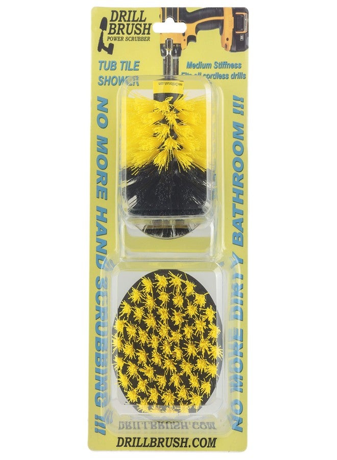 Drillbrush Shower Cleaning Brush - Cleaning Scrub Brush - Bathroom Cleaning Brushes - Tile Cleaning Brush - Tub Cleaning Brush - Scrub Brushes for Drills - Bathroom Power Scrubber - Home Bathroom Cleaning Tools - Image 1