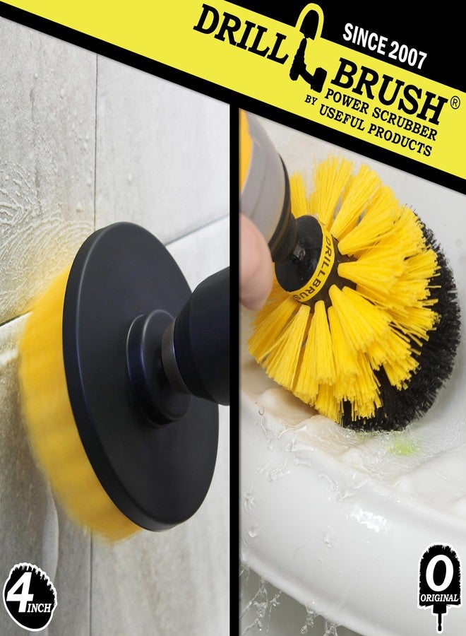 Drillbrush Shower Cleaning Brush - Cleaning Scrub Brush - Bathroom Cleaning Brushes - Tile Cleaning Brush - Tub Cleaning Brush - Scrub Brushes for Drills - Bathroom Power Scrubber - Home Bathroom Cleaning Tools - Image 2